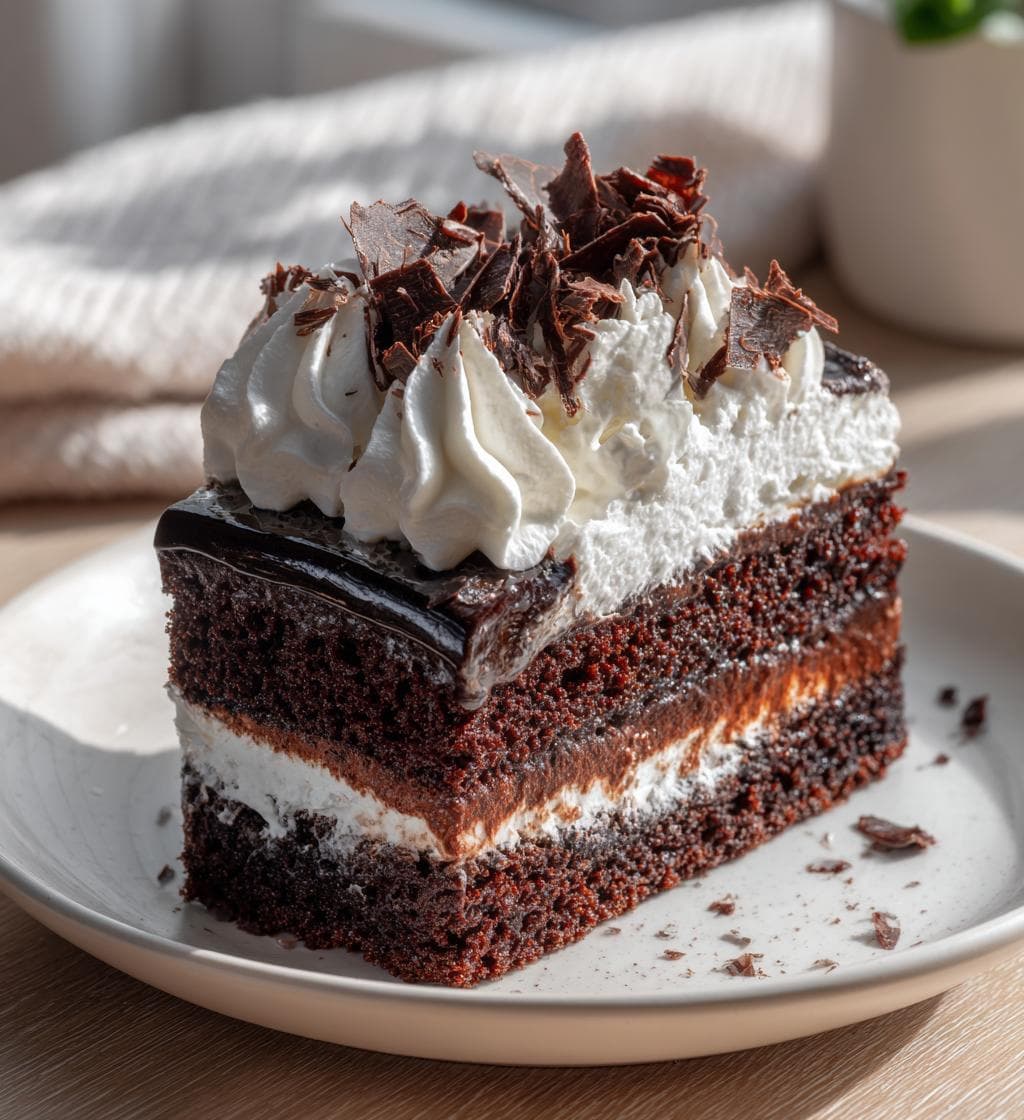 Chokladkaka med krämig frosting och saftig grädde – Lätt och gott recept