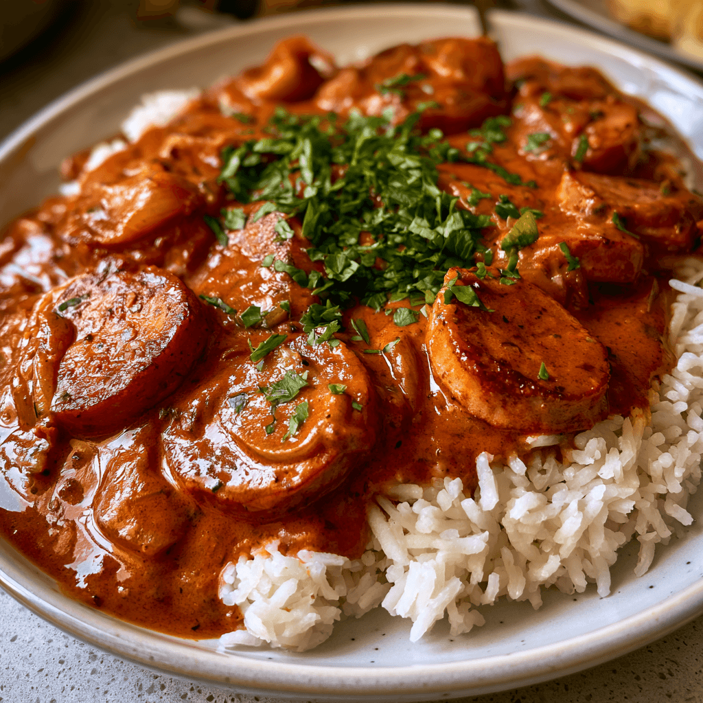Falukorv stroganoff: enkelt recept