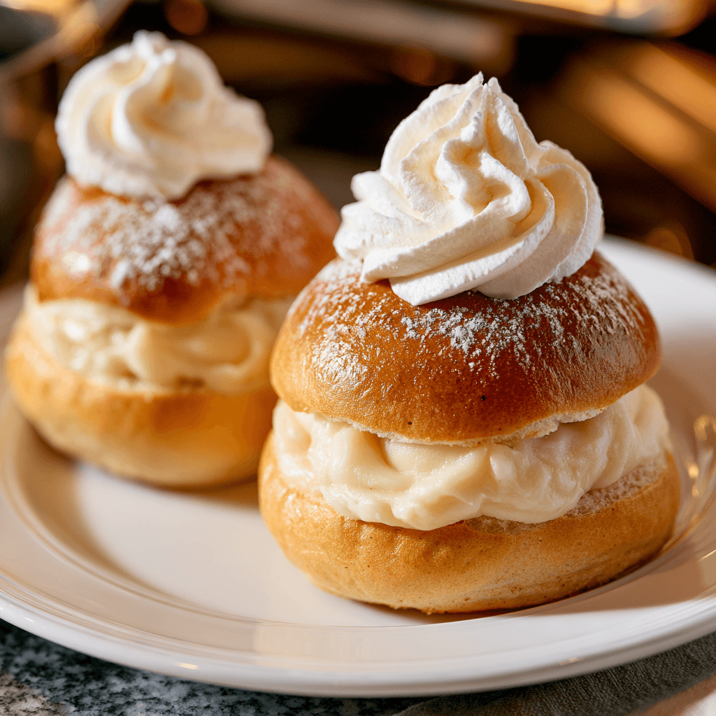Semlor: recept på fluffiga fettisdagsbullar med mandelmassa